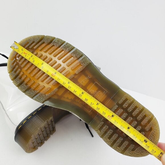 Dr. Doc Martens 1460 Lace Up Boots White Lamper Patent Leather Women's 6 US NWOB - Picture 11 of 11